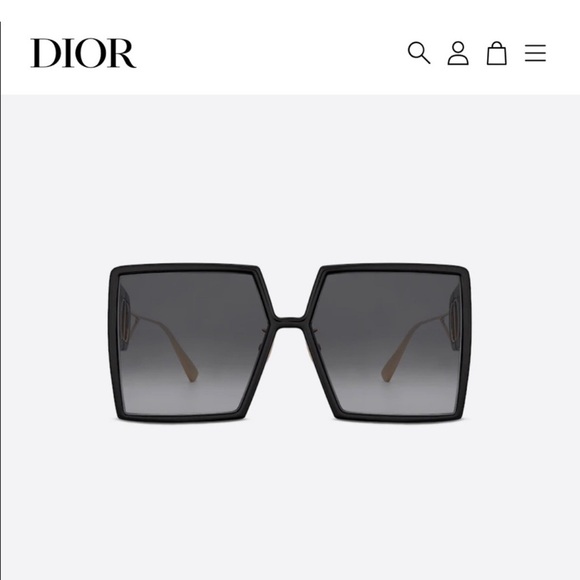 Dior Sunglasses 30Montaigne Black with Gold- with case and cloth- amazing. - Picture 8 of 9